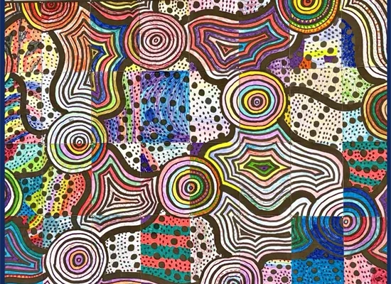 2026_founders_week_year_4_blue_naidoc_collaborative_colouring